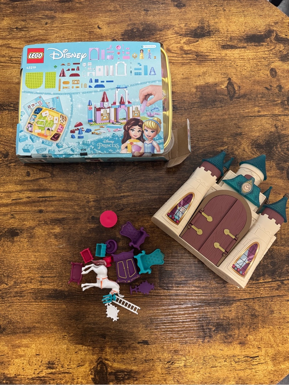 Lego Disney Princess Castle Playset - Pink, Teal, Cream and Purple